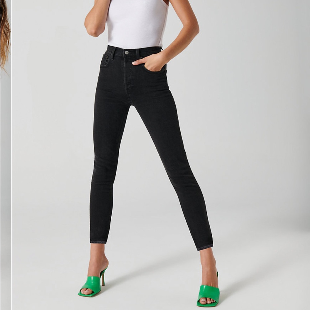 Aritzia denim forum yoko high rise slim jeans